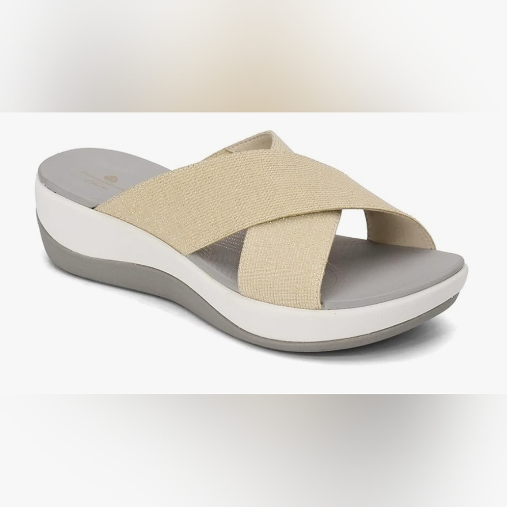 Clarks Slip-On Sandals